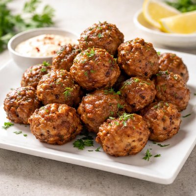 Fried pork meatballs