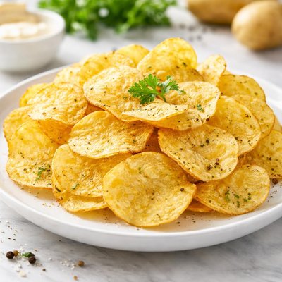 Fried potato chips
