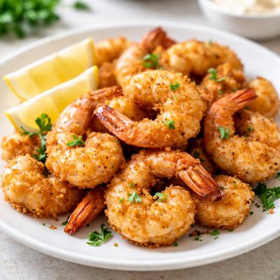 Fried prawns