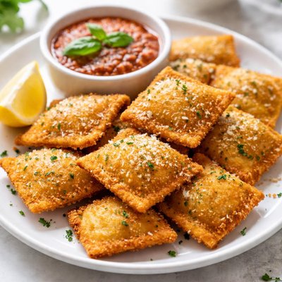 Fried ravioli