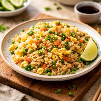 Fried rice with eggs