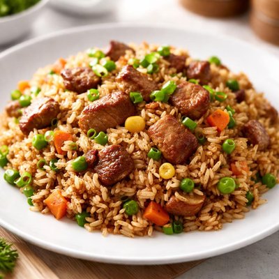 Fried rice with pork