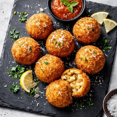 Fried risotto ball