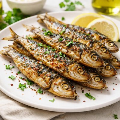 Fried sardine