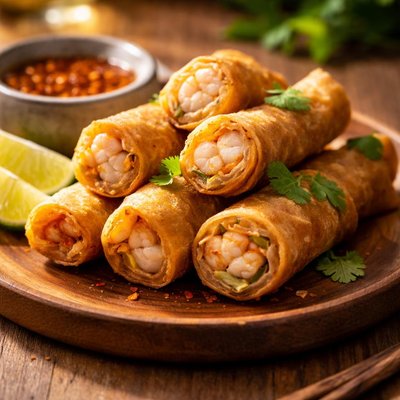 Fried shrimp rolls