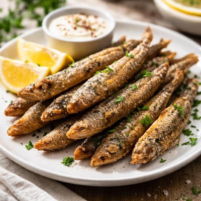 Fried small fish