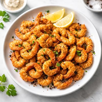 Fried small shrimp