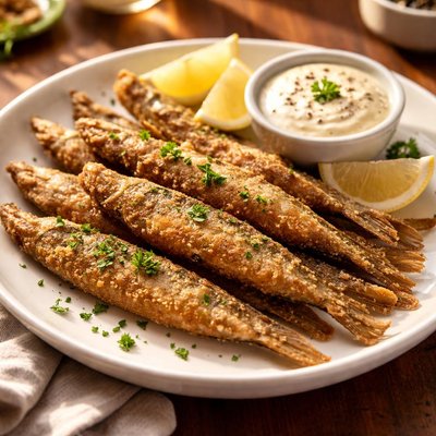Fried smelt