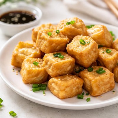 Fried tofu puff
