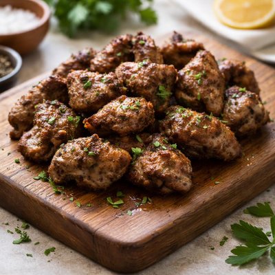 Fried turkey liver