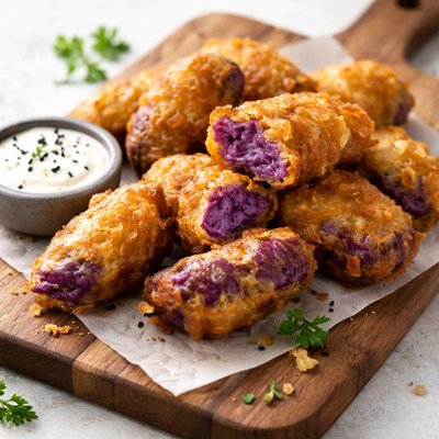 Fried ube