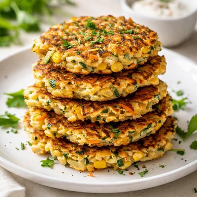 Fried vegetable fritter