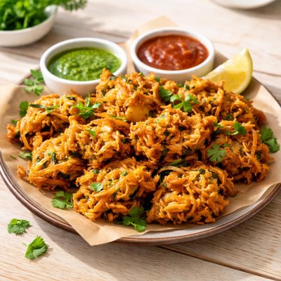 Fried vegetable pakora