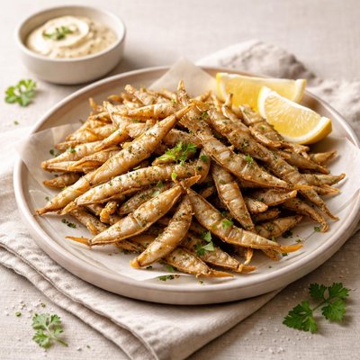 Fried whitebait