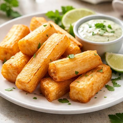 Fried yucca