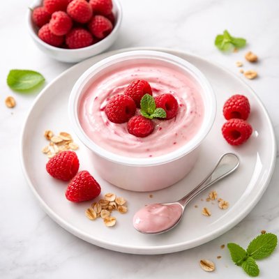 Friendly farms nonfat greek yogurt raspberry