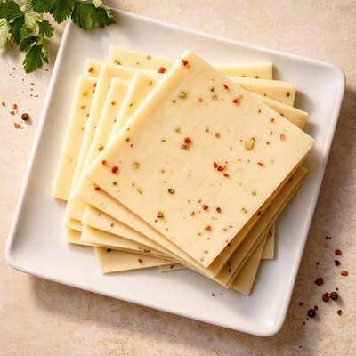 Friendly farms pepper jack cheese slice