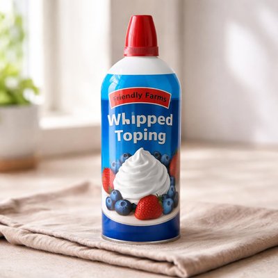 Friendly farms whipped topping