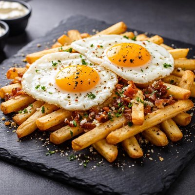 Fries egg