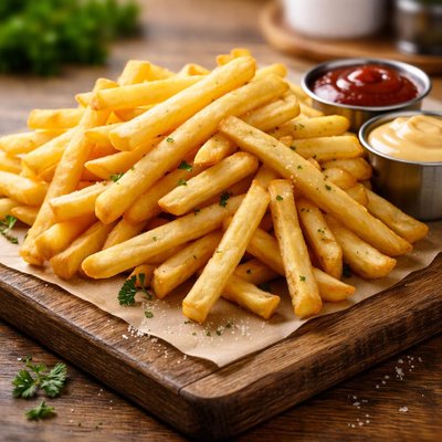 Fries from just burger