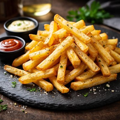 Fries on airfryer