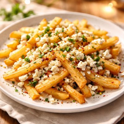 Fries with feta