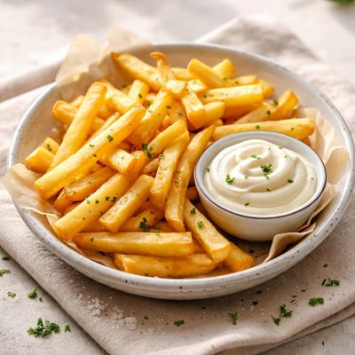 Fries with mayo