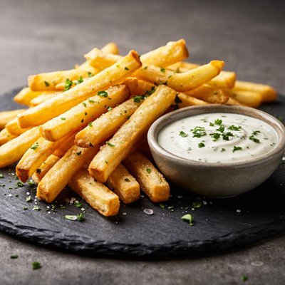 Fries with ranch