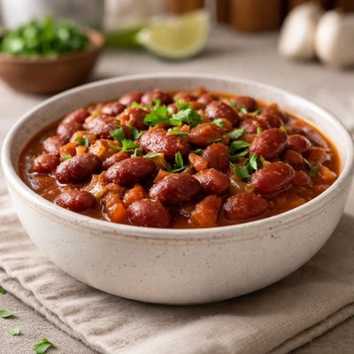 Frijoles rojos hervidos secos