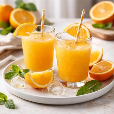 Frisch gepresster orangensaft