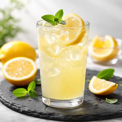 Frisch gepresster zitronensaft