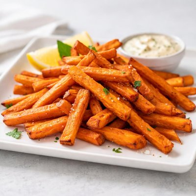 Frite de patates douces