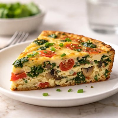 Frittata slice