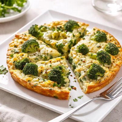 Frittata with broccoli