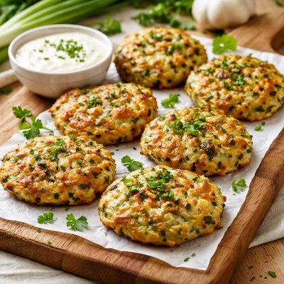 Frittelle di cipollotto al forno