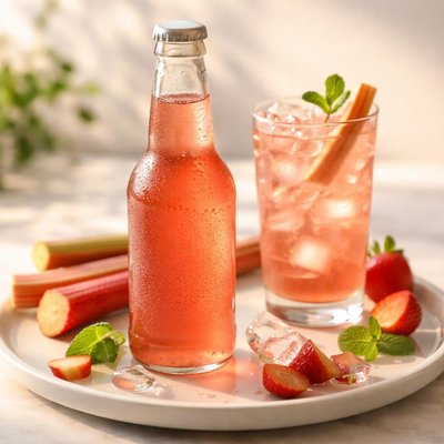 Fritz-spritz rhubarb soda