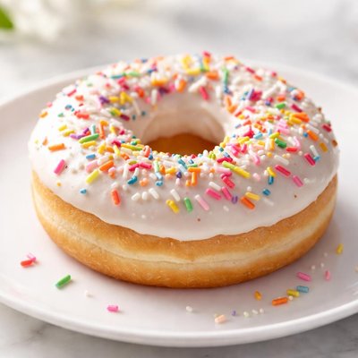 Frosted donut