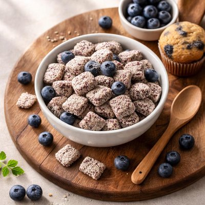 Frosted mini wheats blueberry muffin