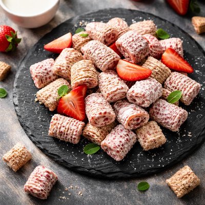 Frosted mini wheats strawberry