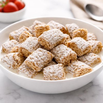 Frosted shredded wheat