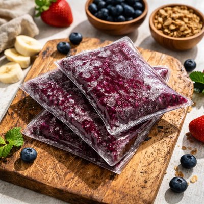 Frozen acai packet