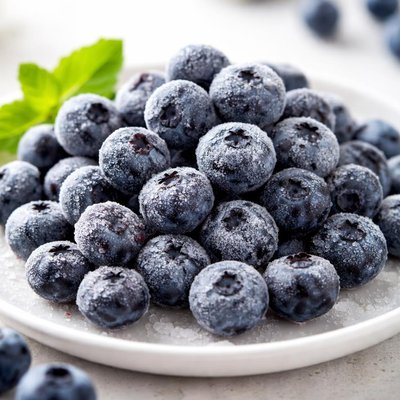 Frozen blueberry