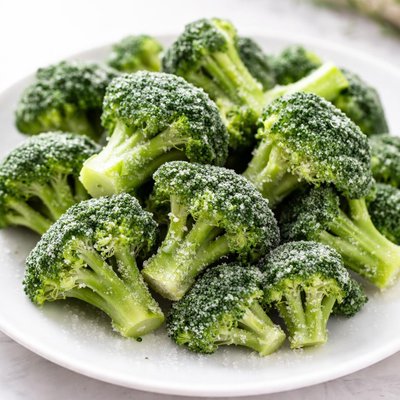 Frozen broccoli florets