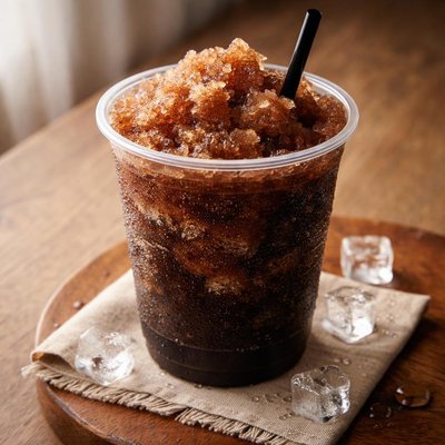Frozen coke zero
