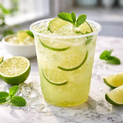 Frozen cool lime starbucks refresha