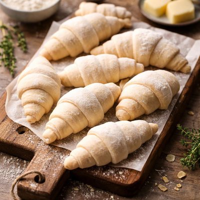 Frozen croissants