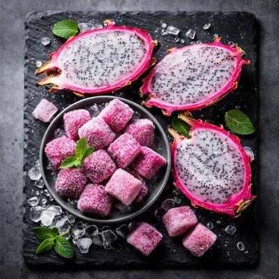 Frozen dragonfruit