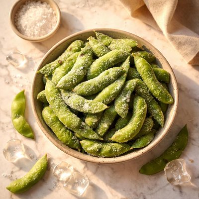 Frozen edemame beans