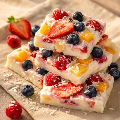 Frozen fruit greek yogurt