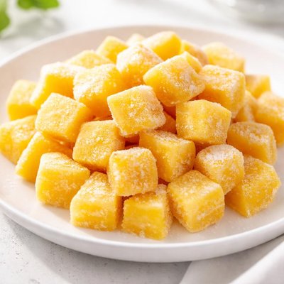 Frozen mango chunks
